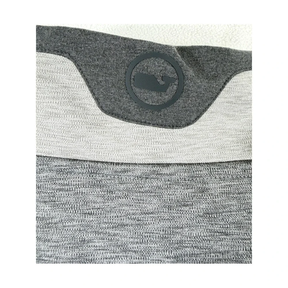 Vineyard‎ Vines XL Mens Performance Quarter Zip Pullover Gray Long Sleeve